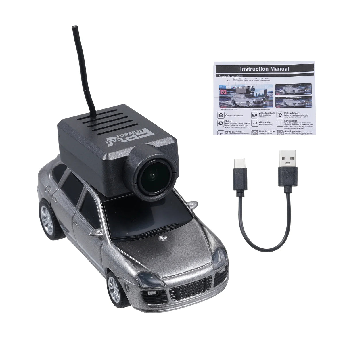 Remote Control Car 720P HD Wifi Camera Gyro Ambient Lights VR Mode