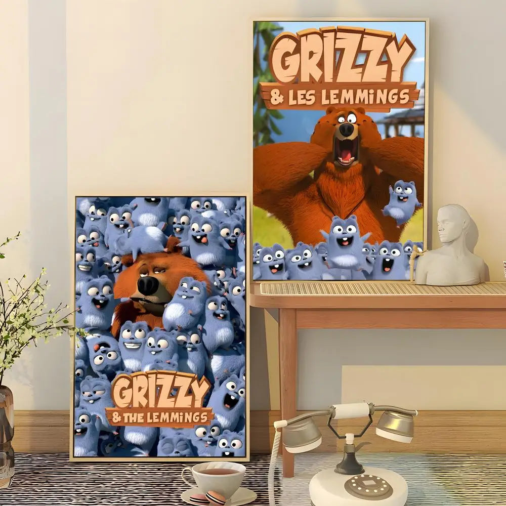 Berenstain Bears Waterproof PVC Poster Stickers | Wall Décor