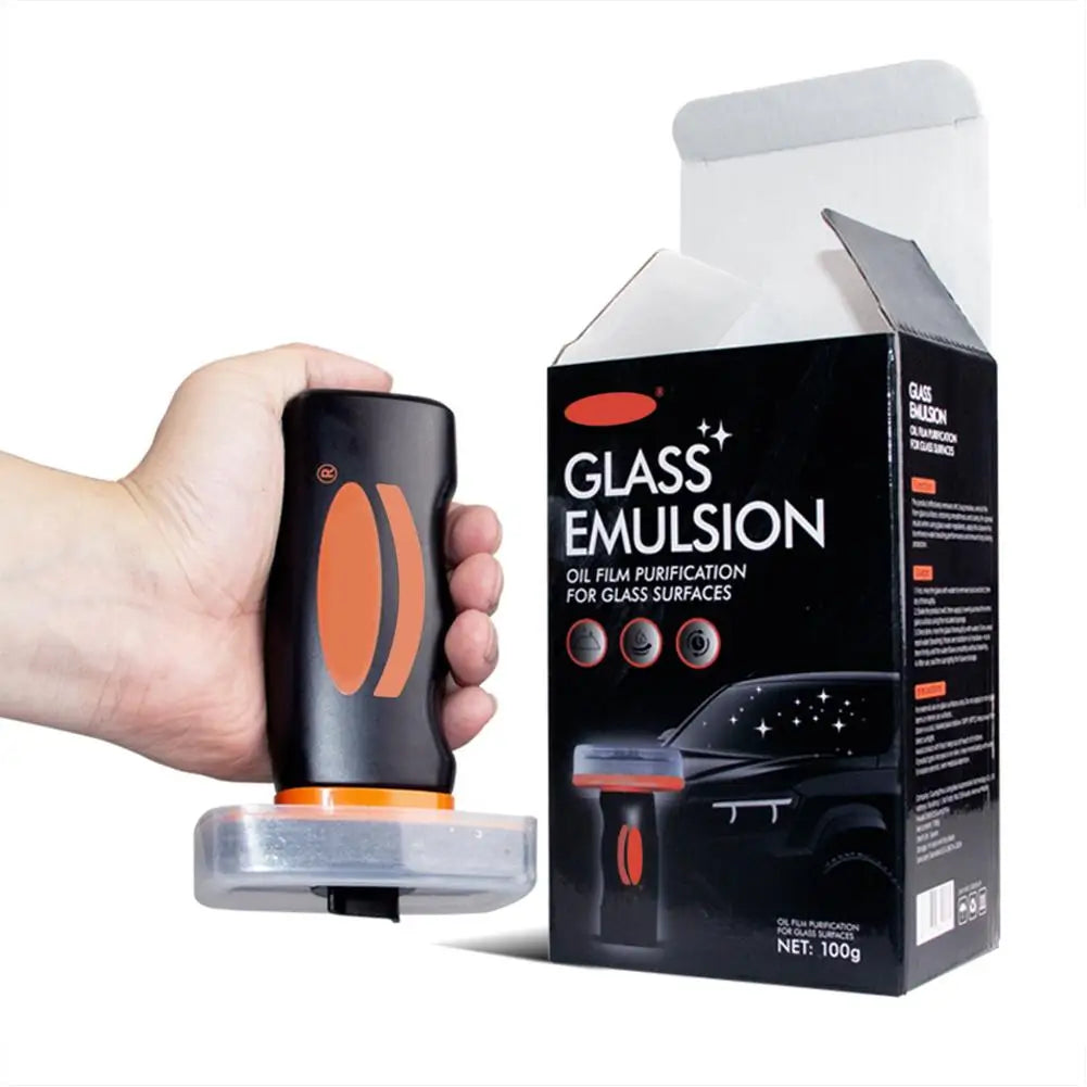 Car Glass Cleaner Brush – Oil Film & Watermark Remover