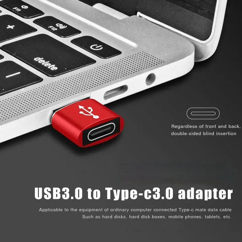 USB-A to USB-C OTG Adapter – Male to Female Converter