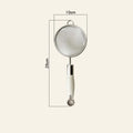 Stainless Steel Mesh Filter Spoon Plastic Handle Juice Soybean Milk