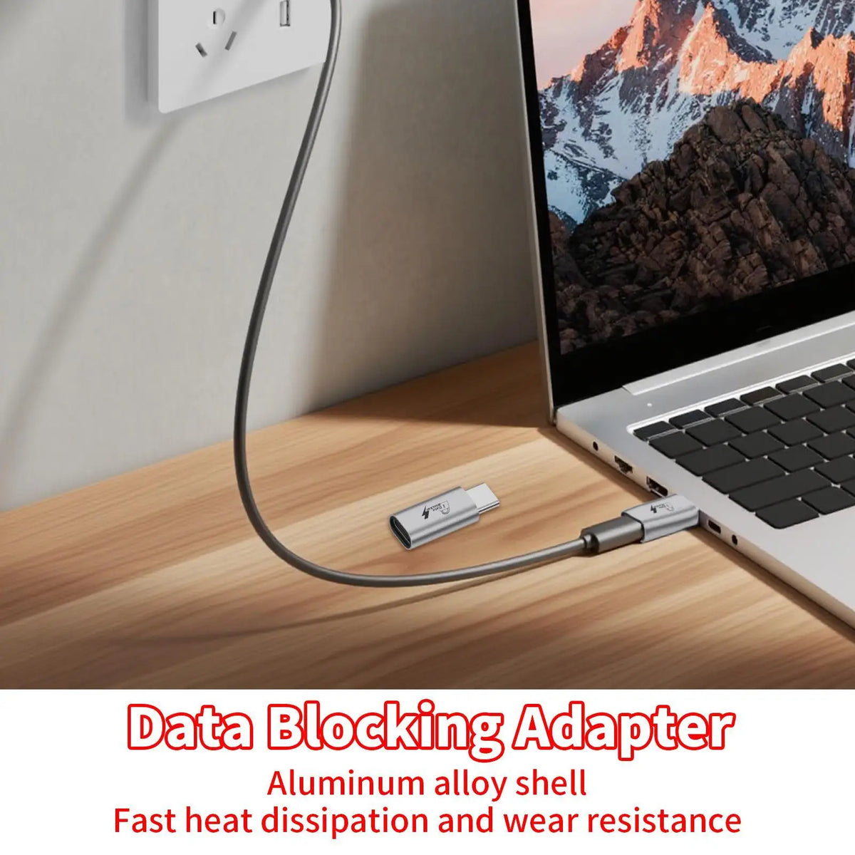 USB Data Blocker – Secure Public Charging Privacy Adapter