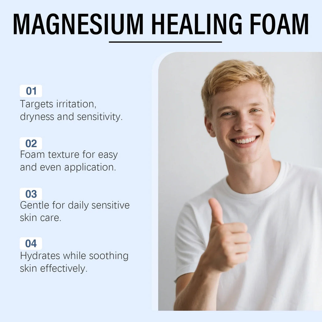 Magnesium Soothing Foam Moisturizing Anti-sensitivity Relieve Redness