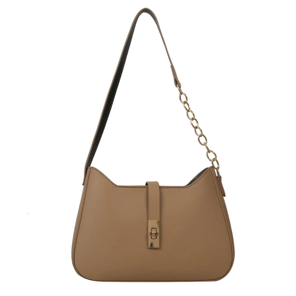 Women's Vintage PU Leather Shoulder Bag | Elegant Handbag
