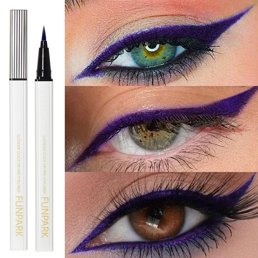 FUNPARK Purple Liquid Eyeliner Pen – Waterproof & Long-Lasting