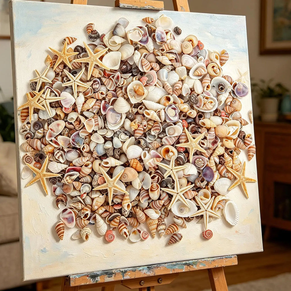 1000pc Mini Seashells & Starfish Mix – DIY Crafts & Aquarium Decor