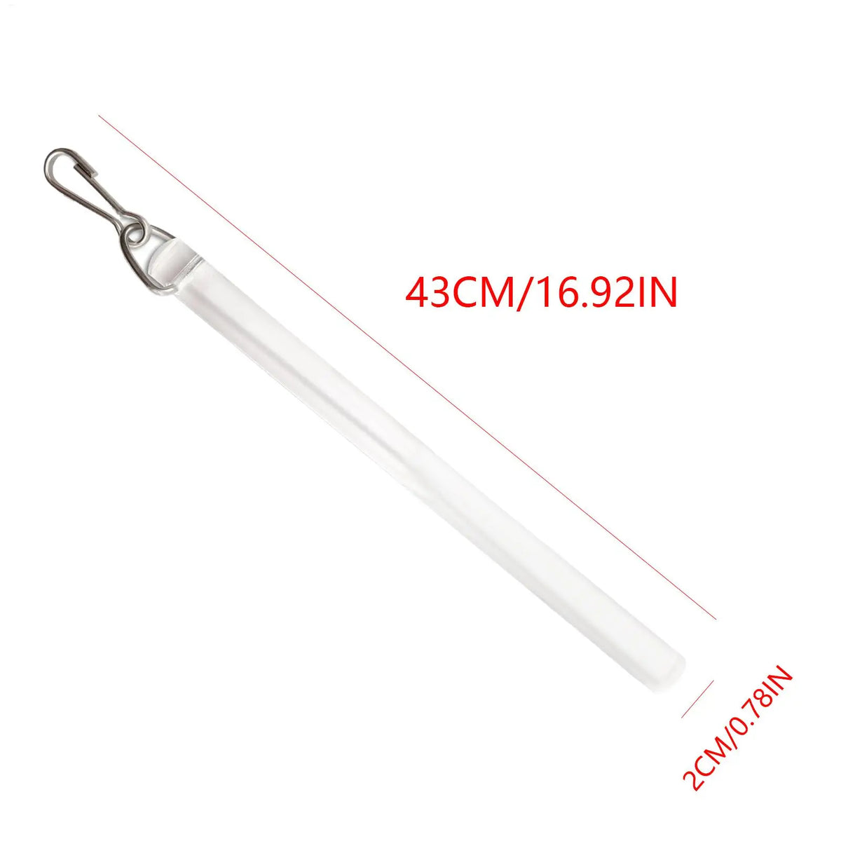 Invisible Curtain Pull Wand | Acrylic Hook Rod 43cm