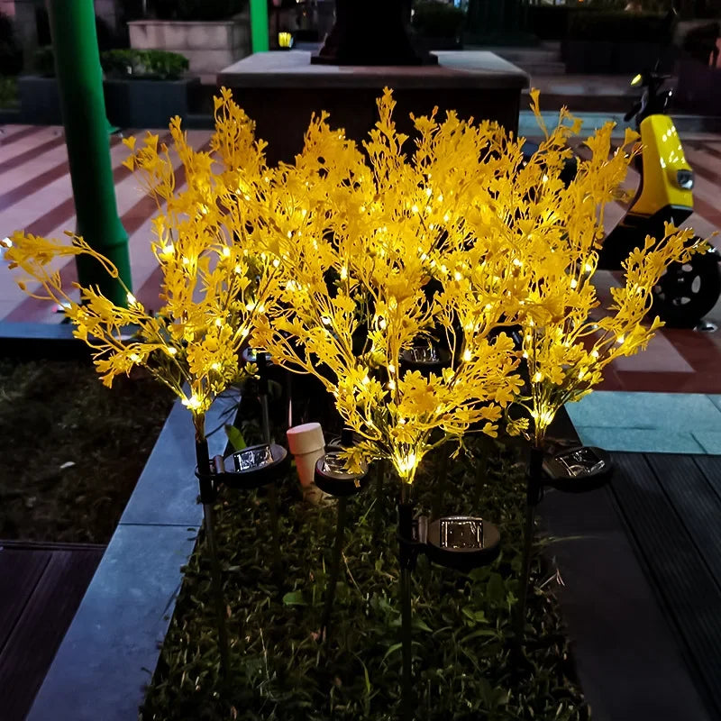 Led Solar Rapeseed Landscape Lawn Lights Outdoor Garden Villa