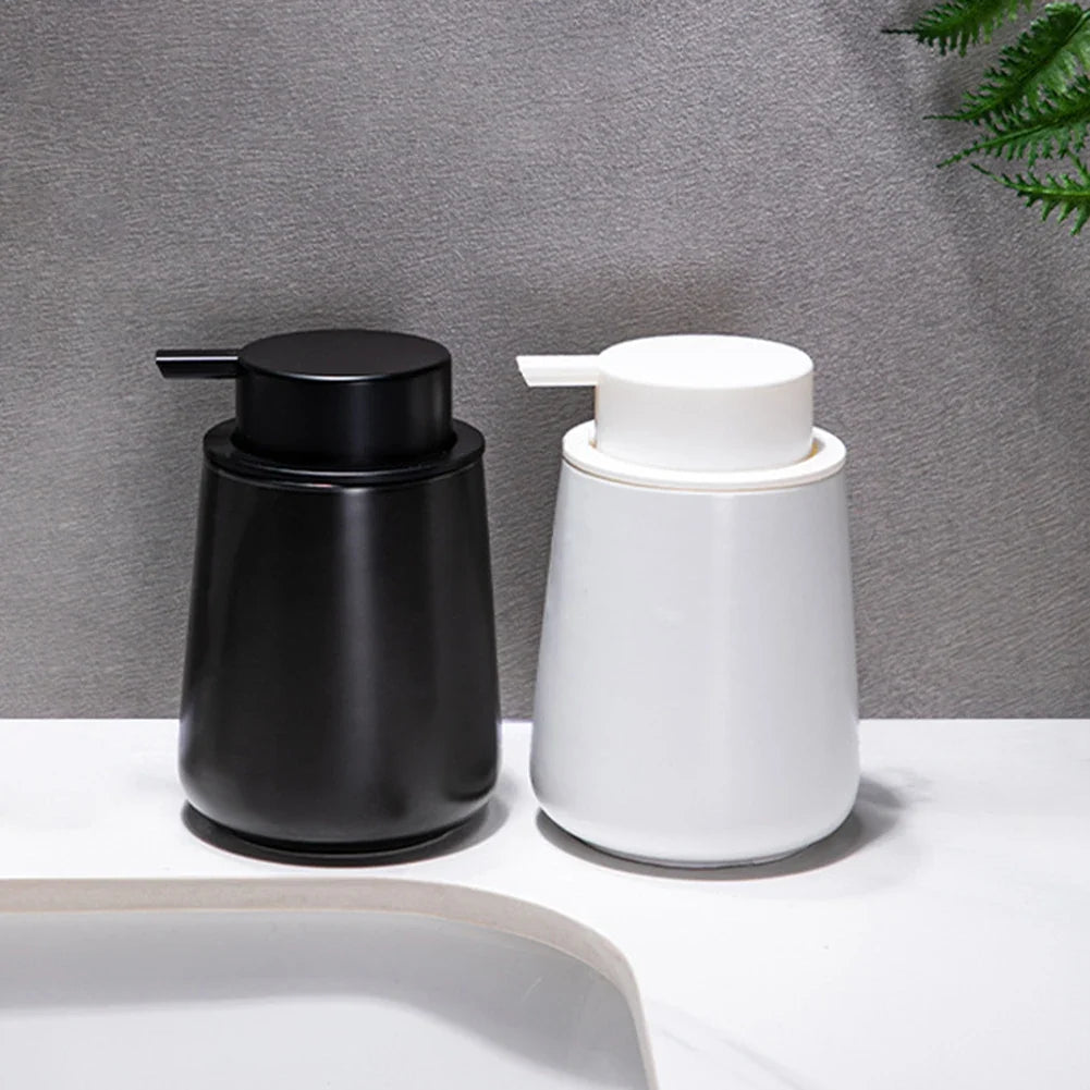 Ceramic Soap Dispenser 400ml – Refillable Leak-Proof Pump