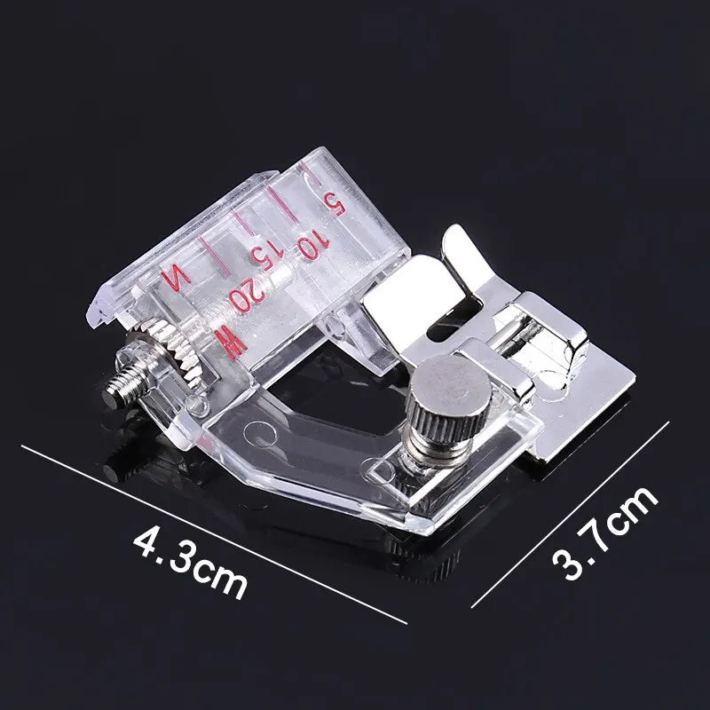 Transparent Household Sewing Machine Accessories Adjustable Wide