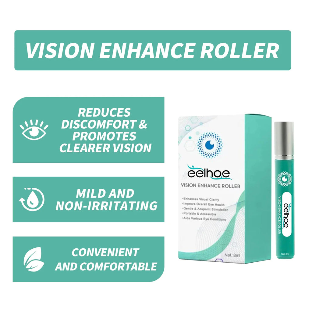 Portable Eye Massage Roller – Soothing Moisturizing Serum Tool