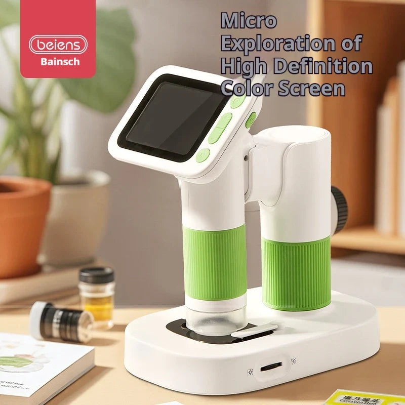 Microscope Children's Science Experiment Optical Portable Bacterial