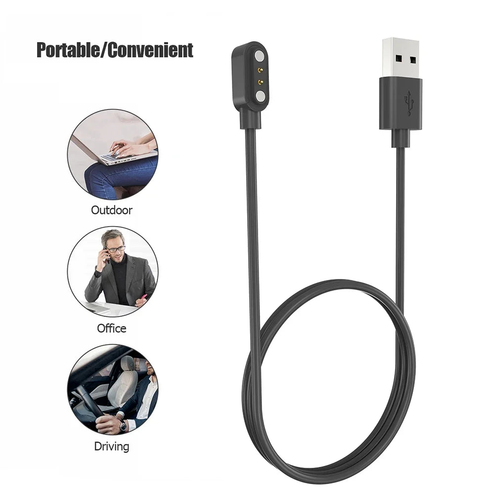 Magnetic USB Charger Cable for VeryFitPro ID205L ID205S ID206 GT01