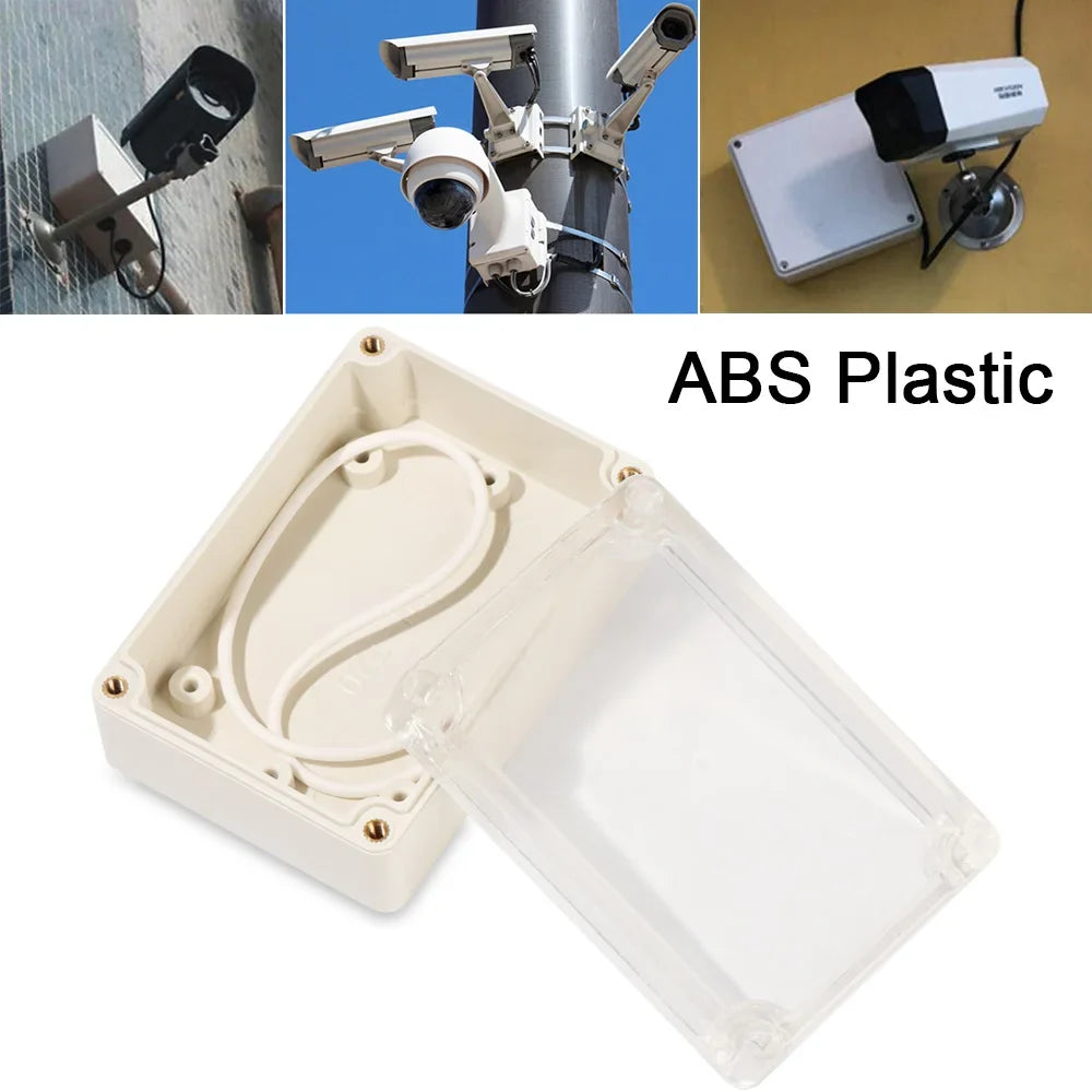 Plastic Junction Box White Waterproof Enclosure Electronic