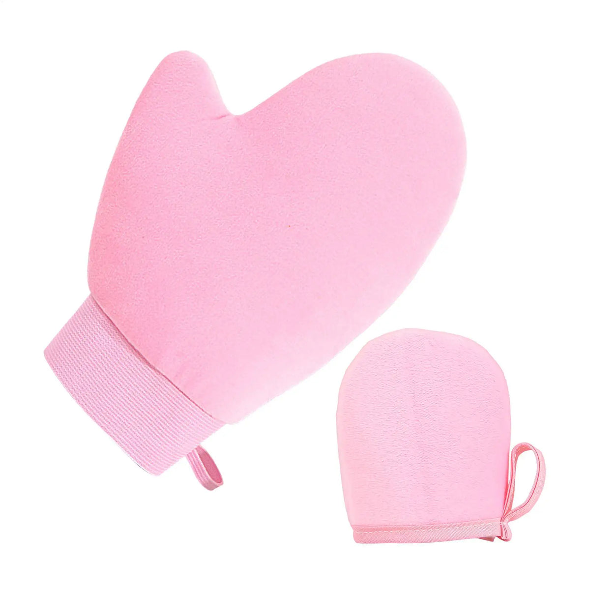2-Pc Self-Tanning Mitt Set – Streak-Free Applicator Gloves