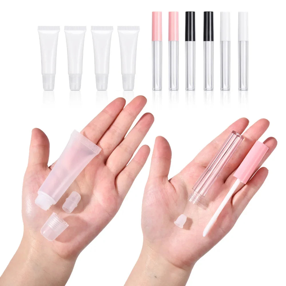 DIY Lip Gloss Making Kit – Glitter, Pigments, Base & Tubes