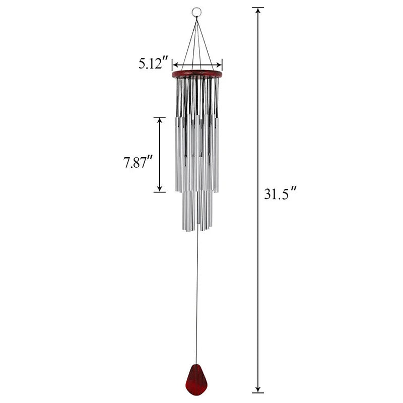 Large Deep Tone Wind Chimes – Outdoor Garden Hanging Ornament