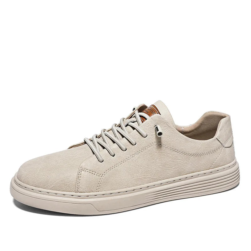 Men's Genuine Leather Lace-Up Oxford Shoes | Sizes 36–47