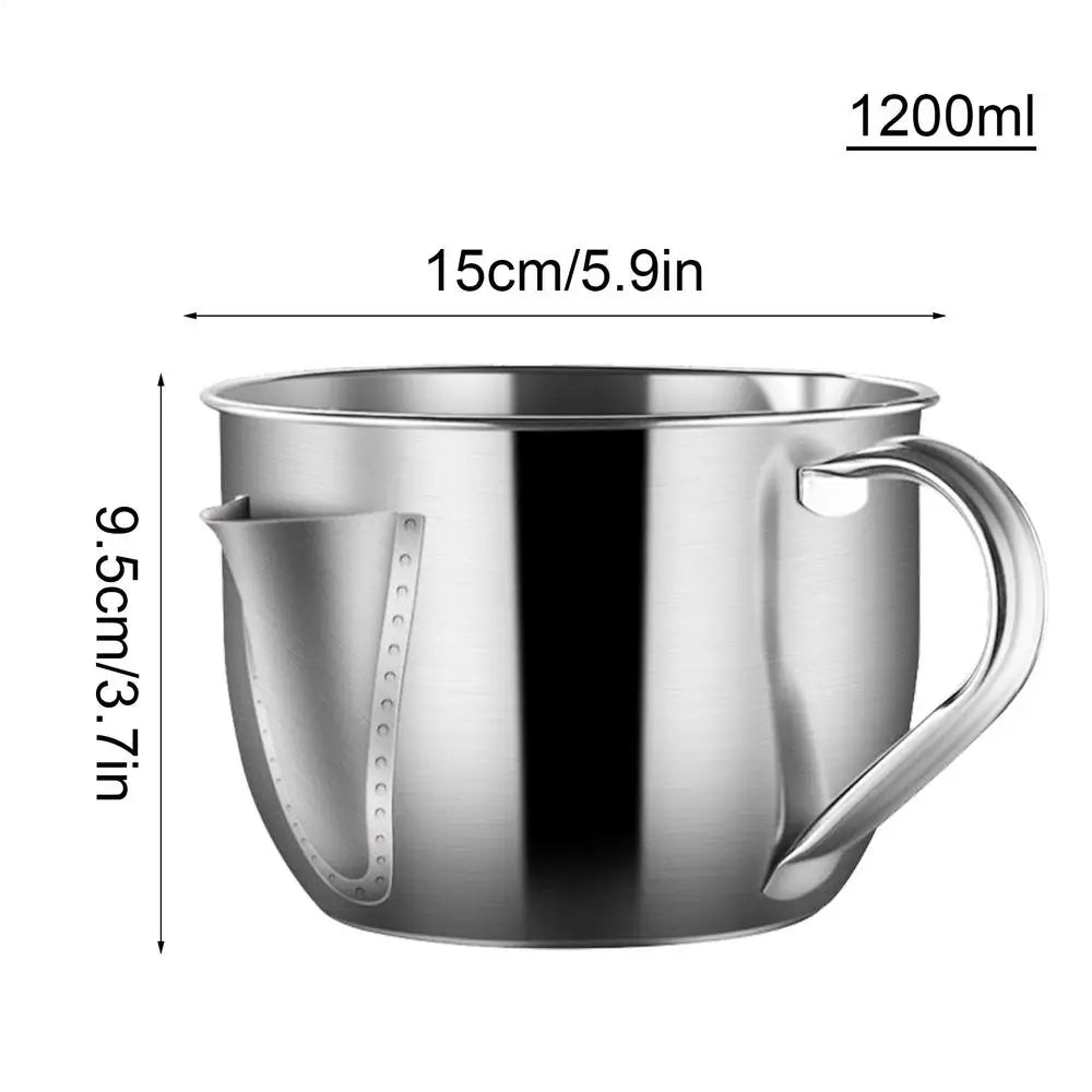 Fat Separator Cooking Multifunctional Grease Gravy Strainer Stainless