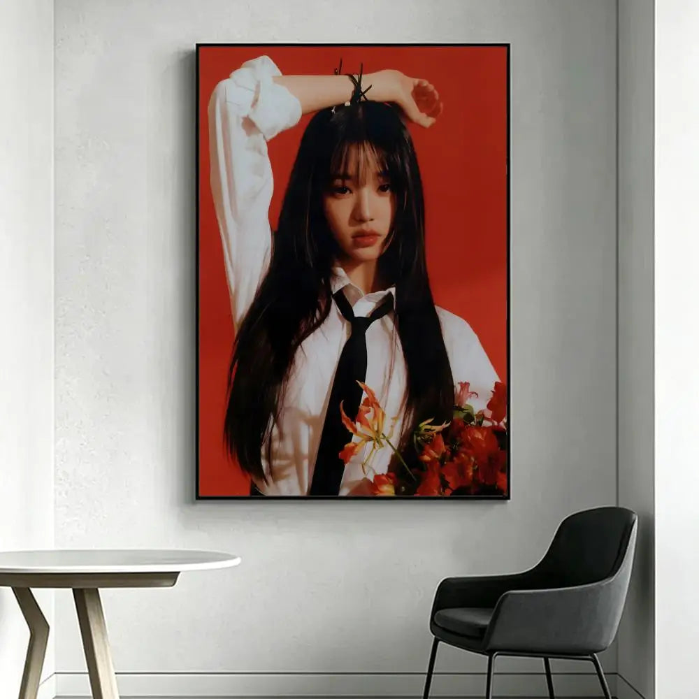 Wonyoung Kpop HD Poster – Waterproof Sticky Wall Art Decor