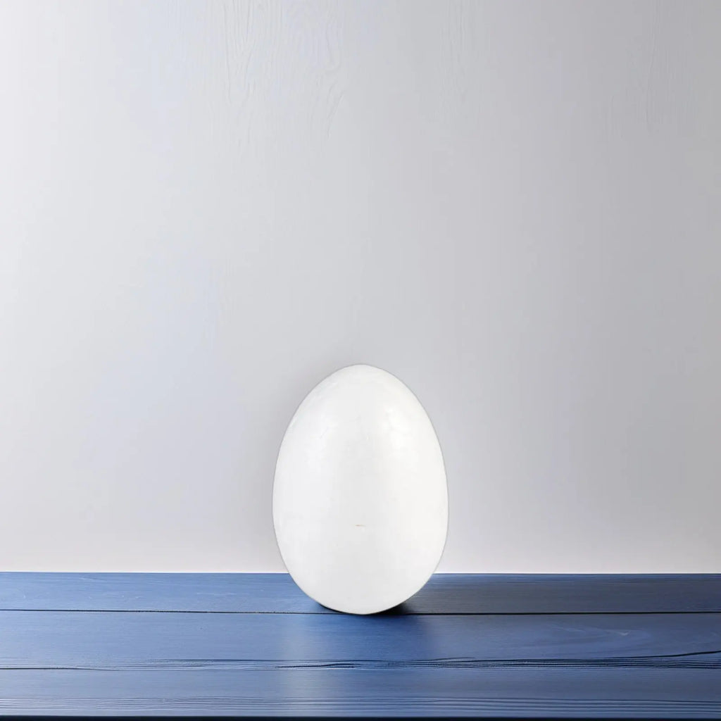 Egg Foam White Painting DIY Easter Craft Decoration Festival Home Use