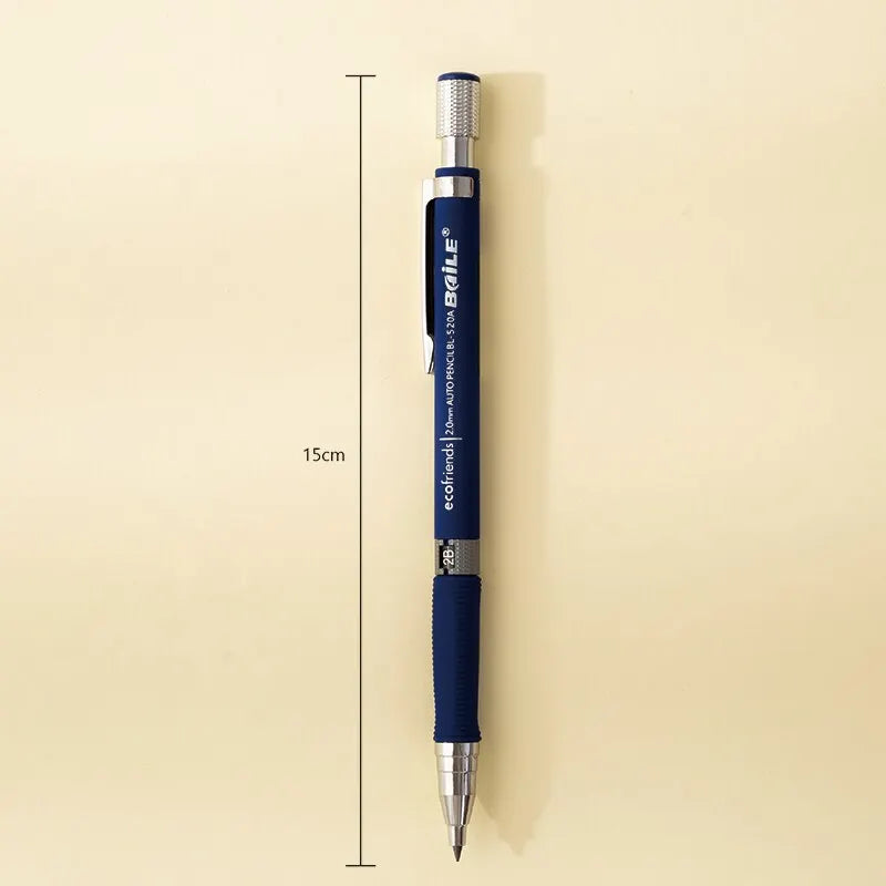 Mechanical Pencil 2B Automatic Pencils Black Lead Refills Writing