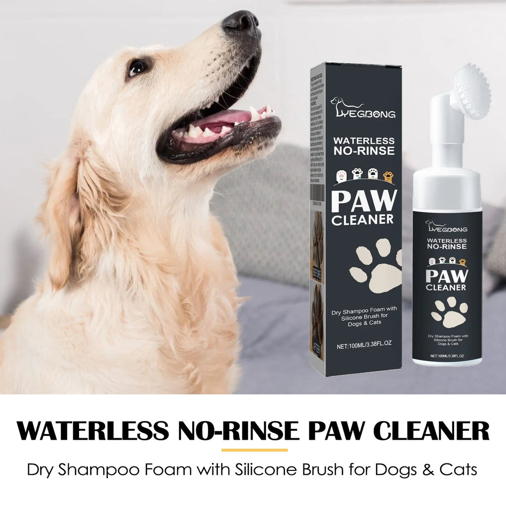 Yegbong Waterless Pet Paw Cleaner Foam for Dogs & Cats 100ml