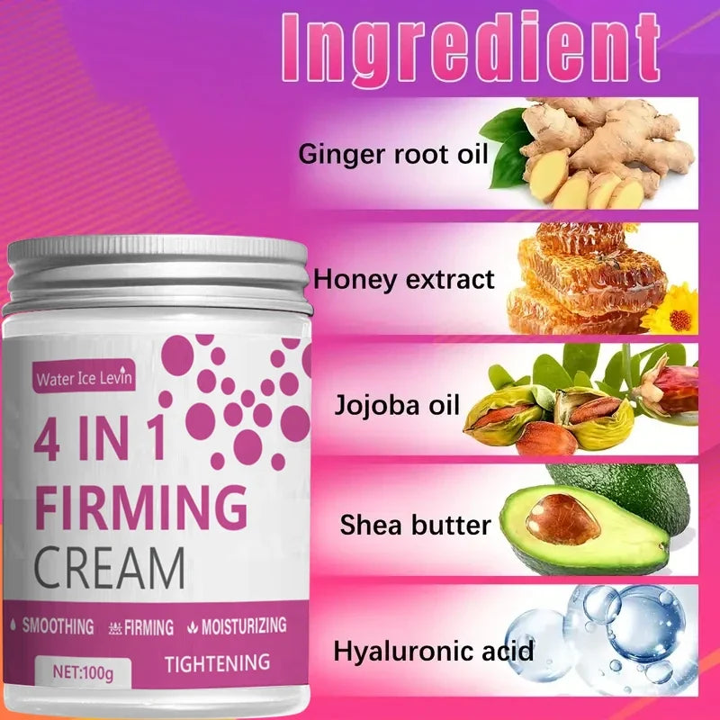 4-in-1 Firming Body Cream – Ginger, Aloe Vera & Coffee