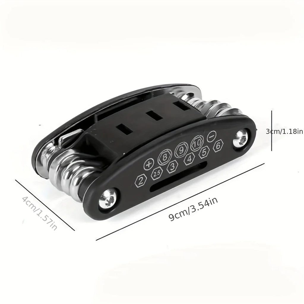 16-in-1 Bicycle Socket Wrench & Allen Key Multifunction Set