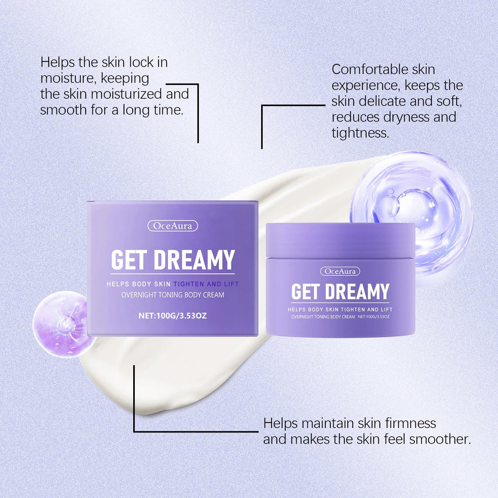 OceAura Overnight Firming Body Cream – Toning Whip All Skin