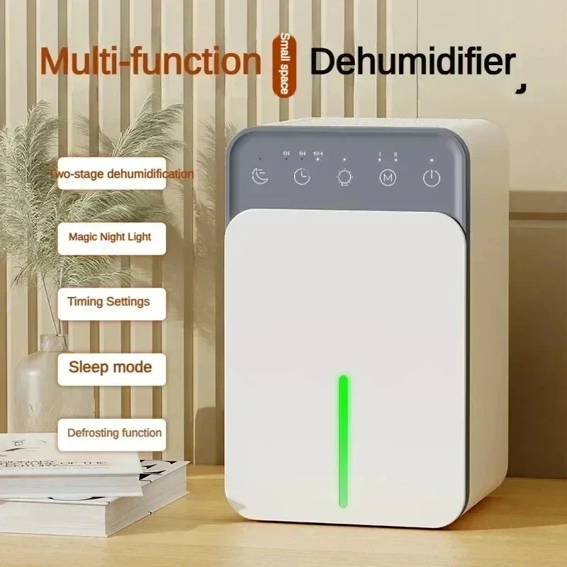 Portable Mini Dehumidifier 1500ml – Quiet Auto-Off, Home Office