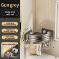 No-Drill Suction Cup Bathroom Corner Shelf | Stick-On Storage