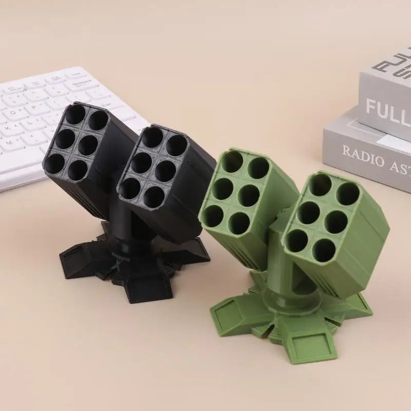 3D Printed Missile Launcher Pen Stand | Novelty Desk Organizer