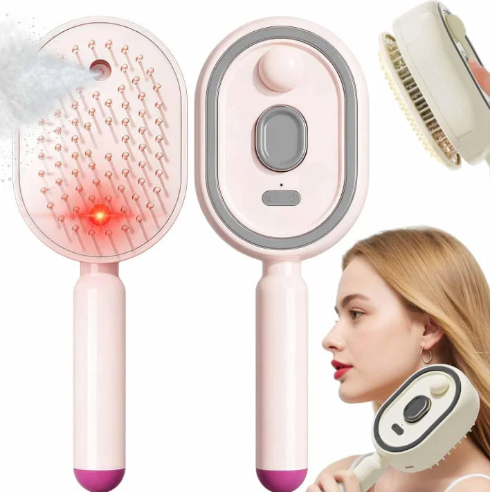 3-in-1 Anti-tangle Anti-static Frizzy Hair Scalp Care Mist Spray Comb
