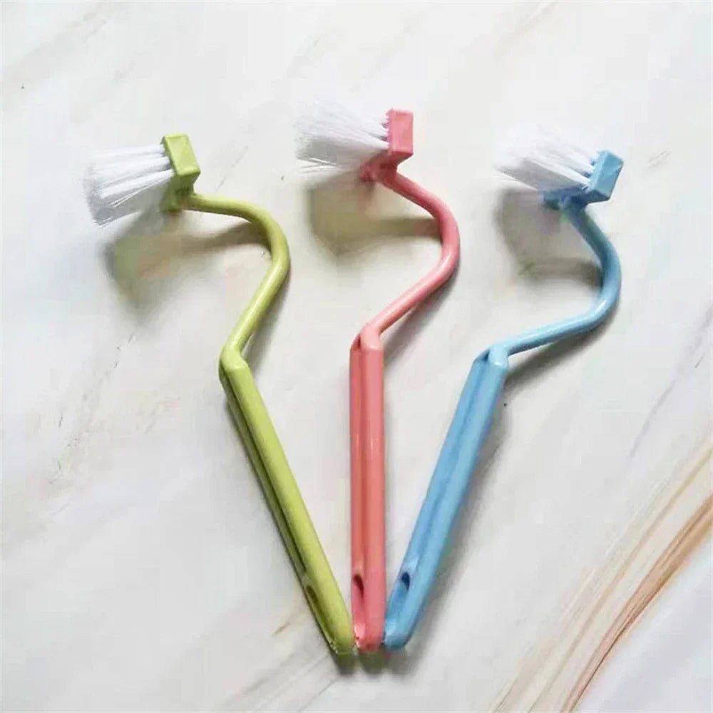 V-Shape Long Handle Toilet Brush – No Blind Spot Crevice Cleaner
