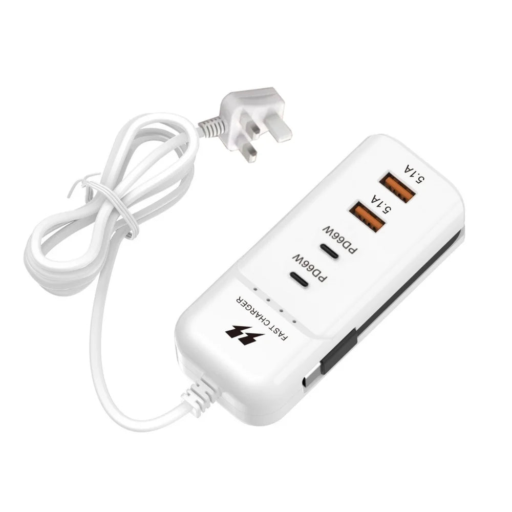 Multiport USB-C PD Fast Charge Wall Adapter | EU US UK Plug