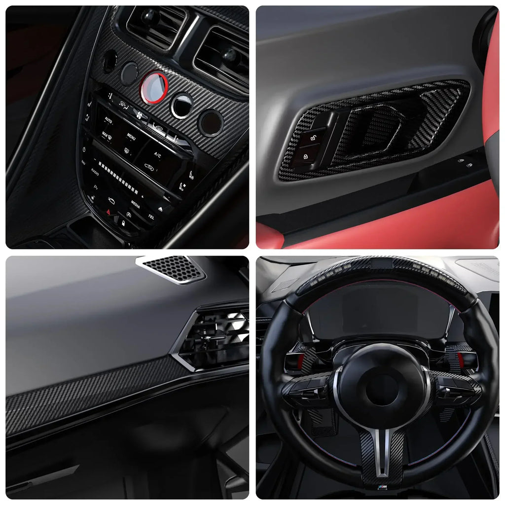 Nano Carbon Fiber 3D Car Wrap Tape – Door & Mirror Protector