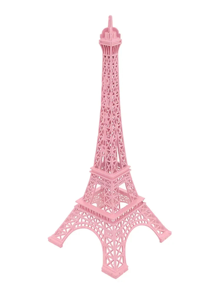Pink Eiffel Tower Statue 18cm | Desk Ornament & Paris Souvenir