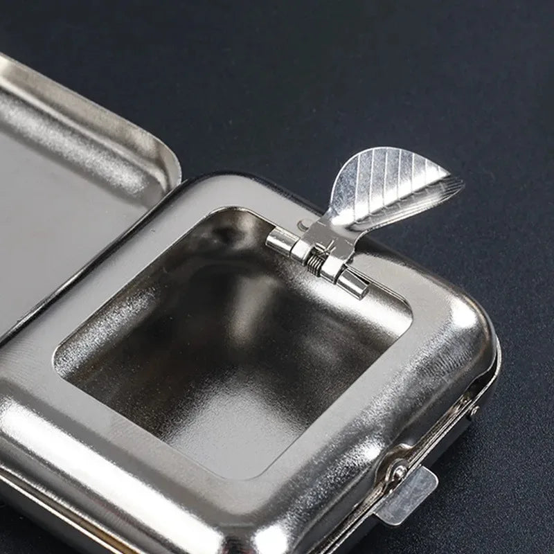 Portable Mini Metal Pocket Ashtray – Car & Outdoor Cigar