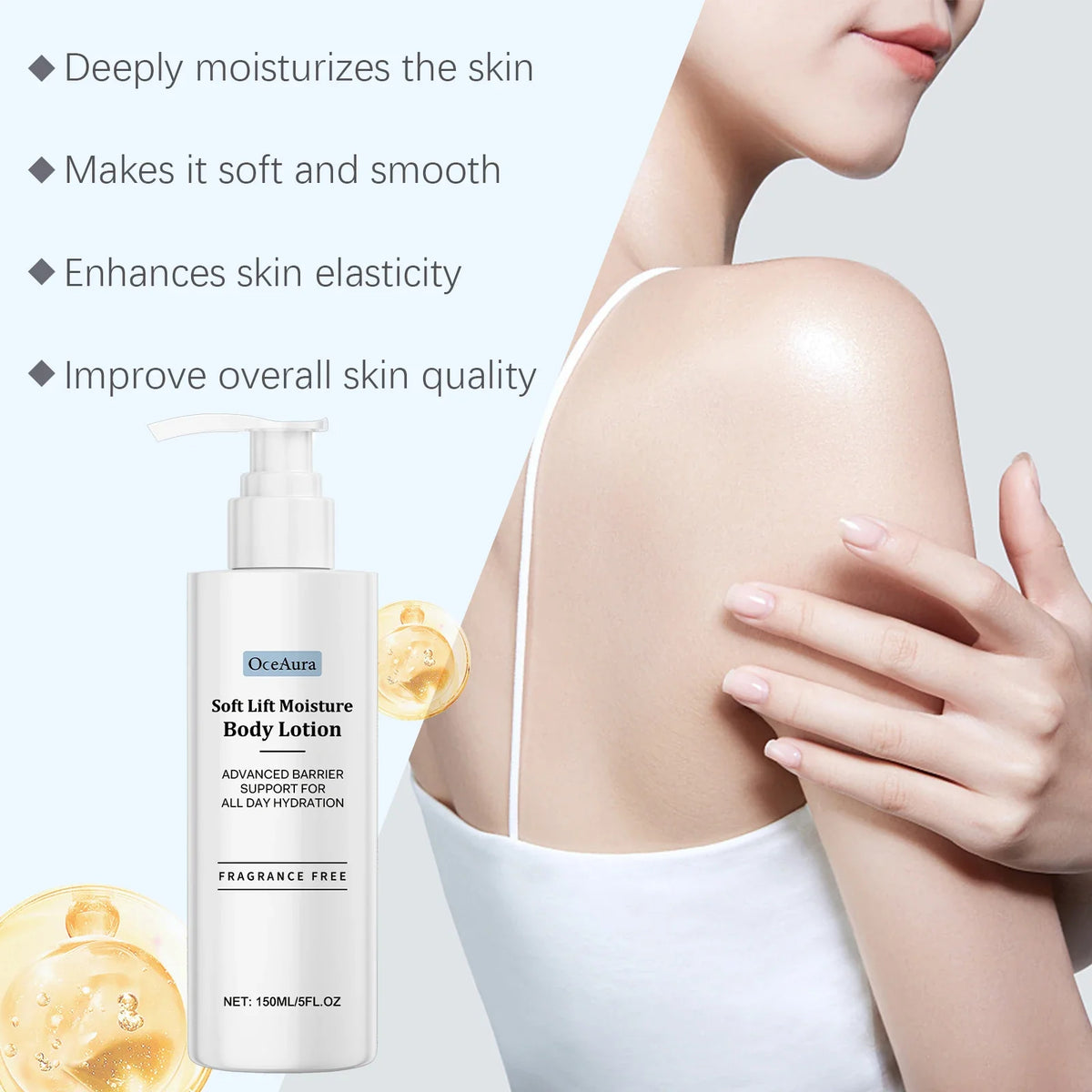 OceAura Retinol Body Lotion – Firming, Hydrating & Brightening