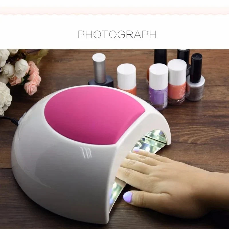 48W UV LED Nail Lamp Dryer – 33 LEDs, Auto Sensor & LCD