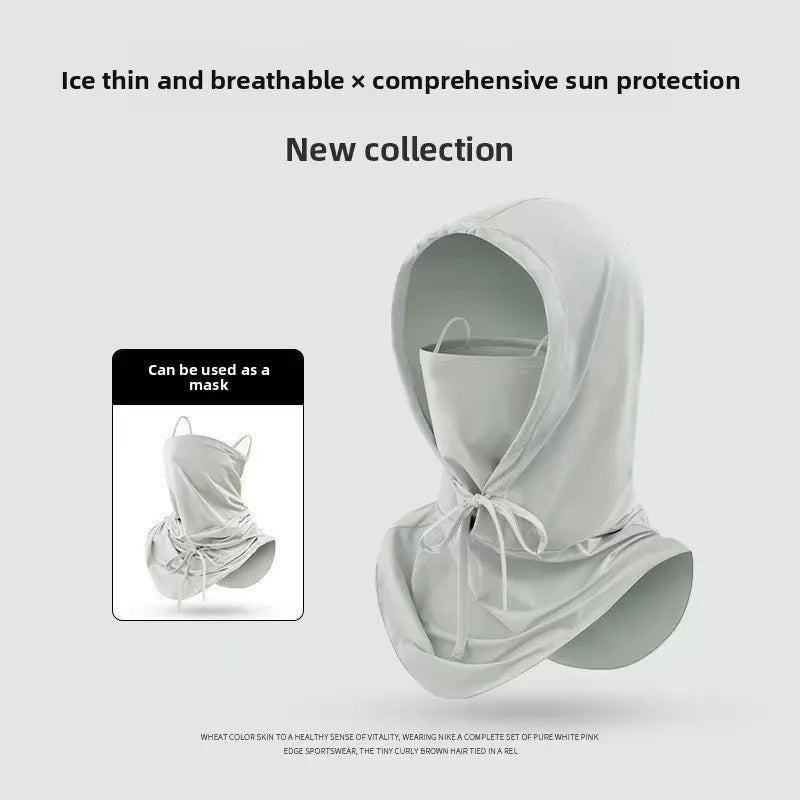 Women's UPF 50+ Sun Hat with Face Mask & Neck Gaiter