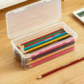 Clear Plastic Storage Boxes Lids Stackable Transparent Organizer