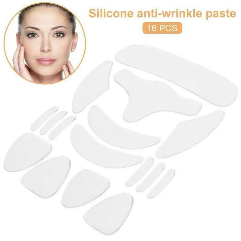 Reusable Silicone Wrinkle Patches – Face, Forehead, Neck & Eye
