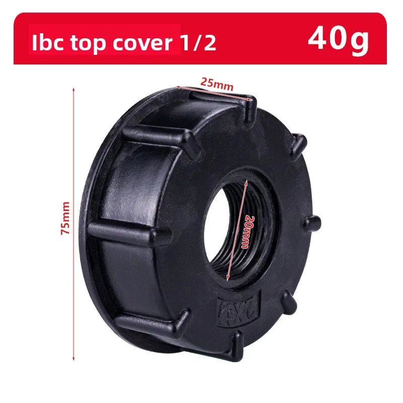 IBC Tote Tank Adapter | Male Thread Drain Hose Connector Valve