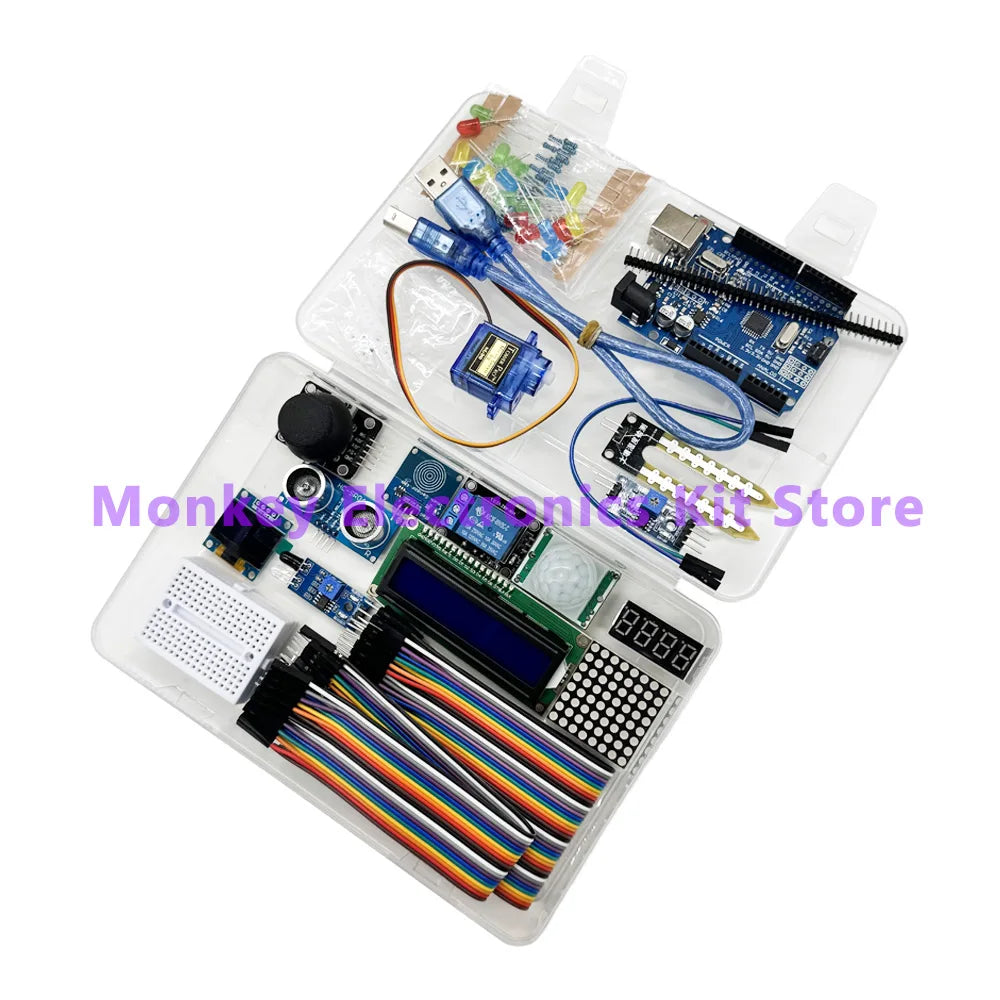 OLED Starter Learning Kit – R3 Board & LCD 1602 for Beginners