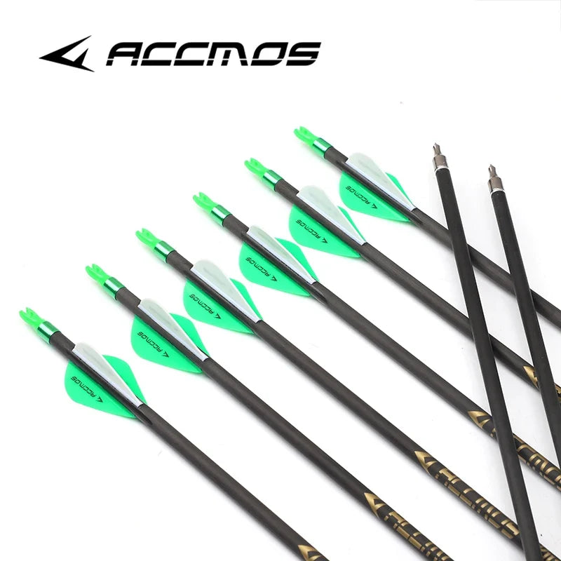 ID Pure Carbon Arrow Spine 300 350 400 500 600 700 800 Compound
