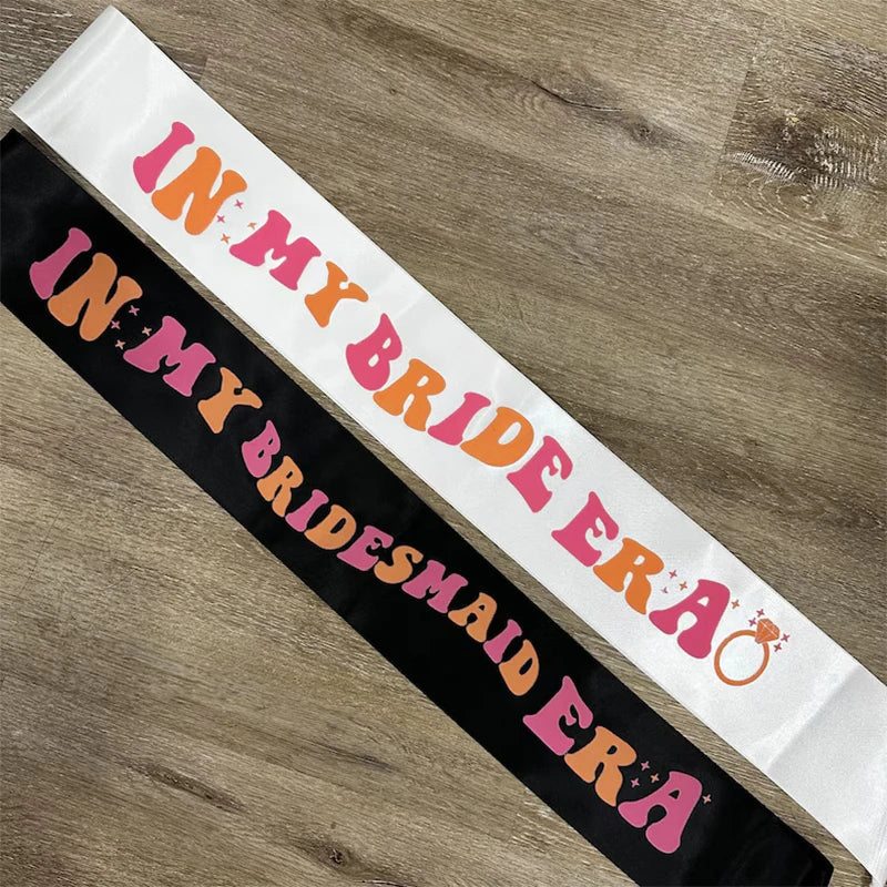 In My Bride Era Sash | Bachelorette Bridal Shower Party Gift