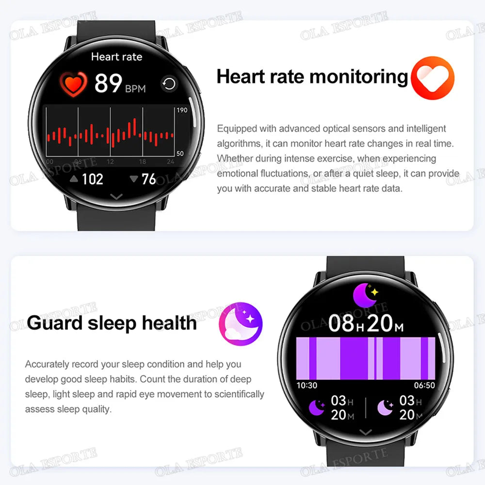 Smart Watch GPS AMOLED IP68 Waterproof Bluetooth Call Multi-sport