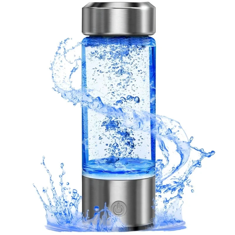 USB Hydrogen Water Bottle Generator | Glass Electrolysis
